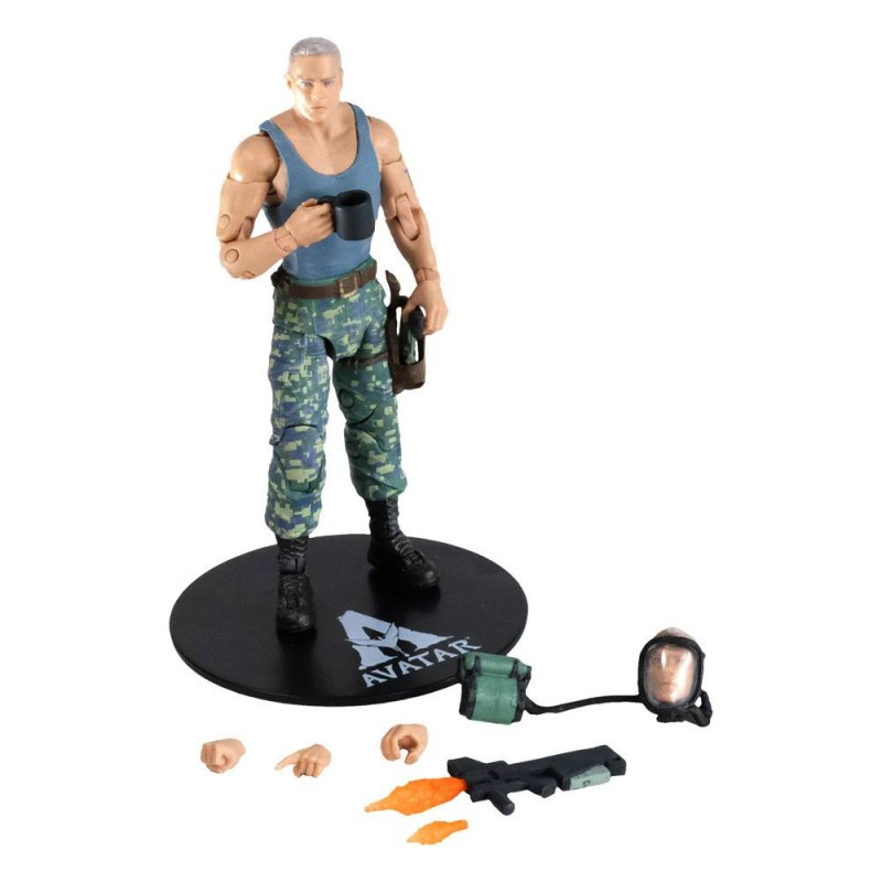 Avatar figurine Colonel Miles Quaritch 10 cm