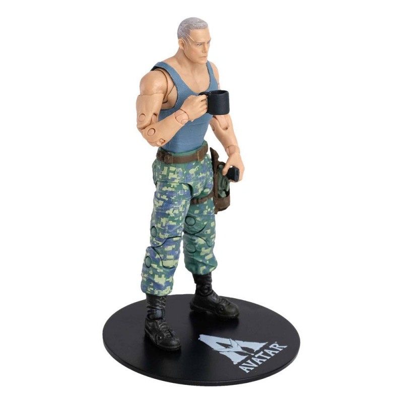 Avatar figurine Colonel Miles Quaritch 10 cm