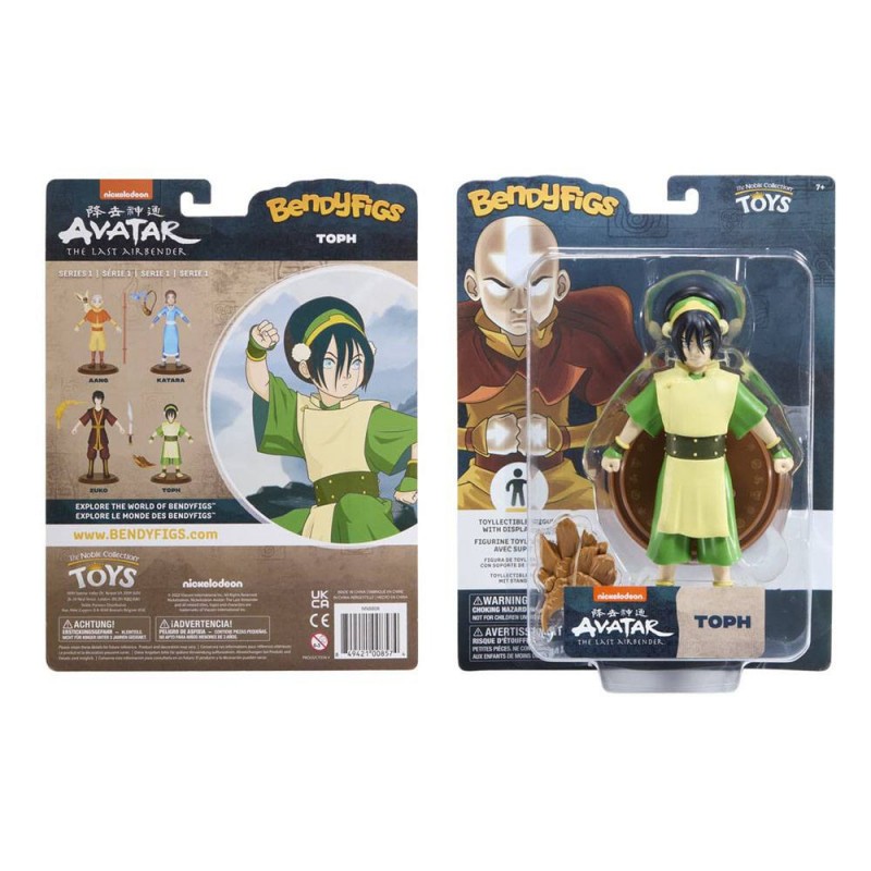 Avatar le dernier maître de l´air figurine flexible Bendyfigs Toph 17 cm