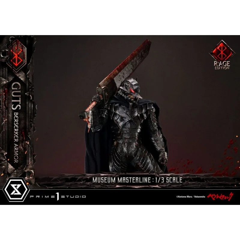 Berserk figurine Museum Masterline 1/3 Guts Berserker Armor Rage Edition 121 cm