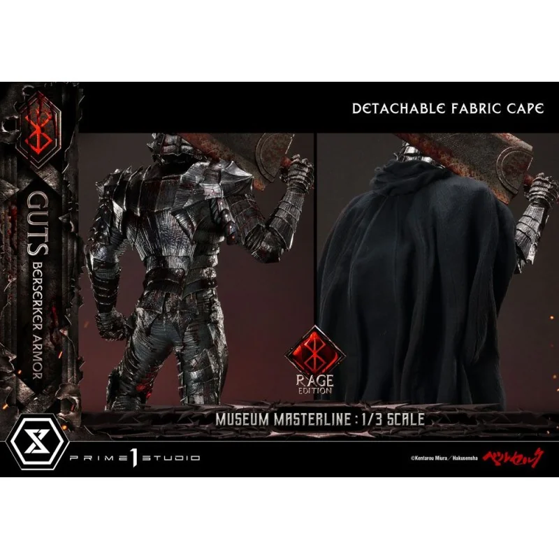 Berserk figurine Museum Masterline 1/3 Guts Berserker Armor Rage Edition 121 cm