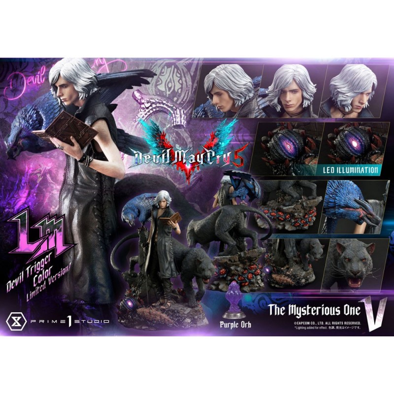 Devil May Cry 5 Nero EX Color Version Ultimate Premium Masterline 1:4 Scale  Statue