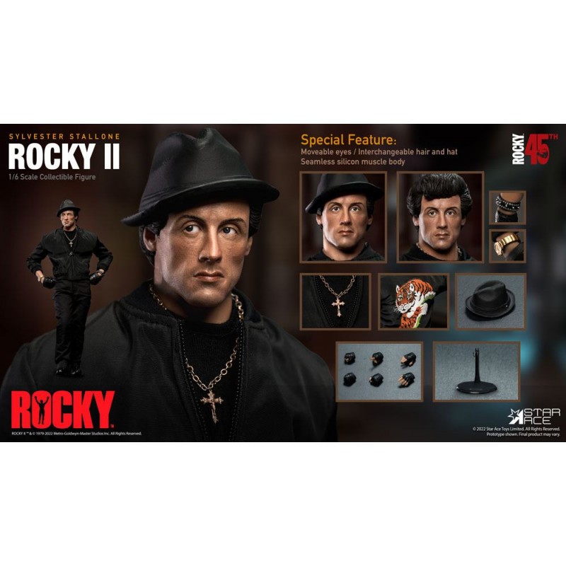 Figurine Star ace toys Rocky III figurine 1/4 Rocky Balboa 46 cm