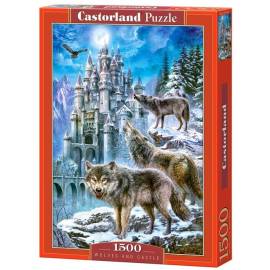 Puzzle LOUPS ET CHÂTEAU