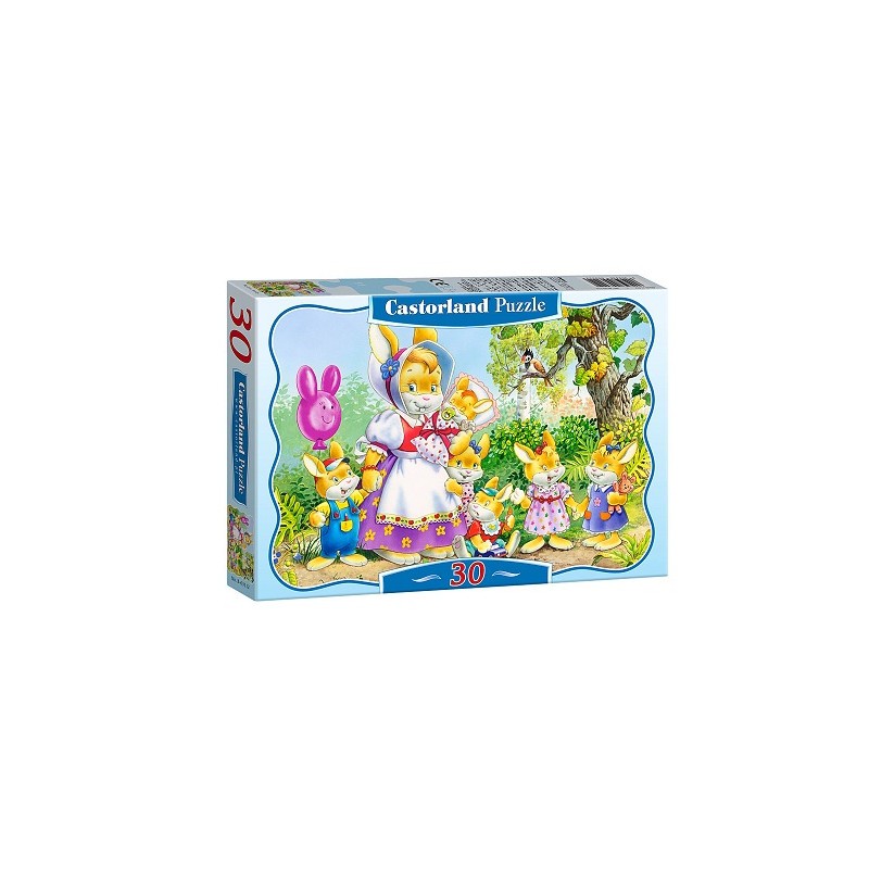 Puzzle FAMILLE DE LAPIN