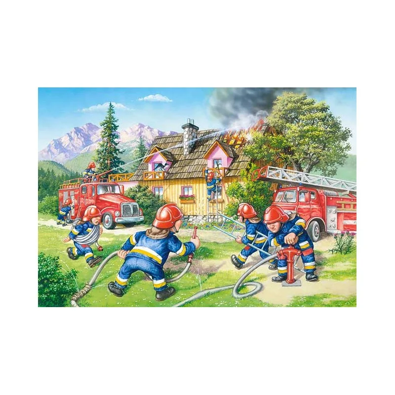 Puzzle MAXI PIÈCES POMPIERS