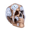 TIME GOES BY CLOCK SKULL