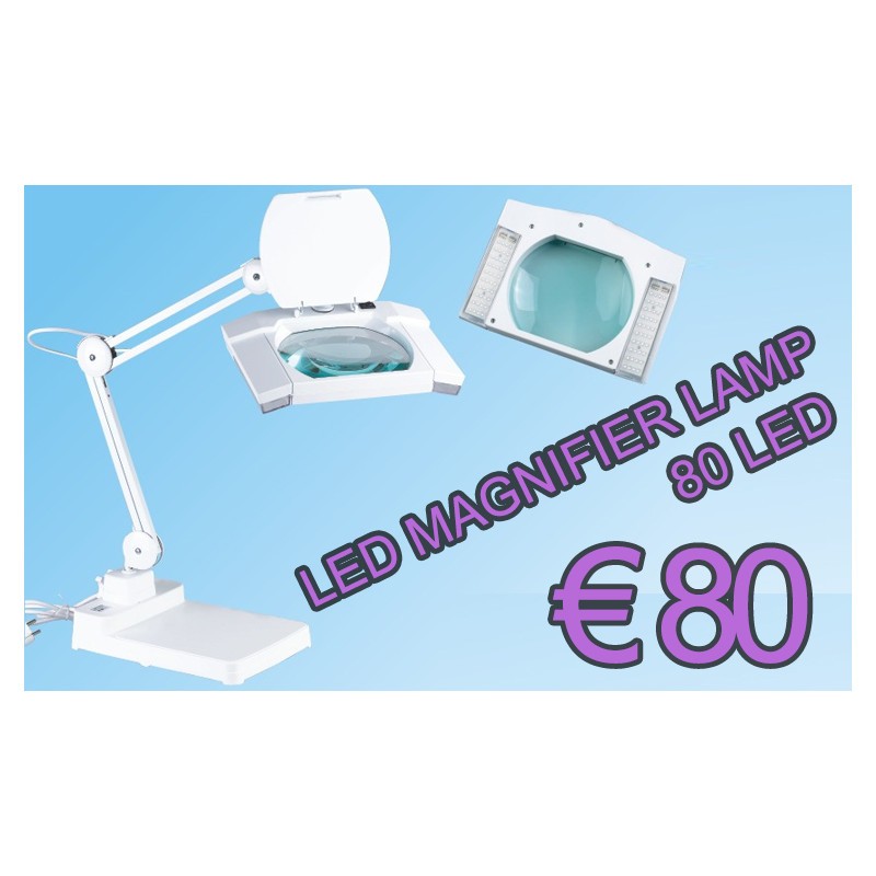 LAMPE LED LOUPE MODÈLE CARRÉ