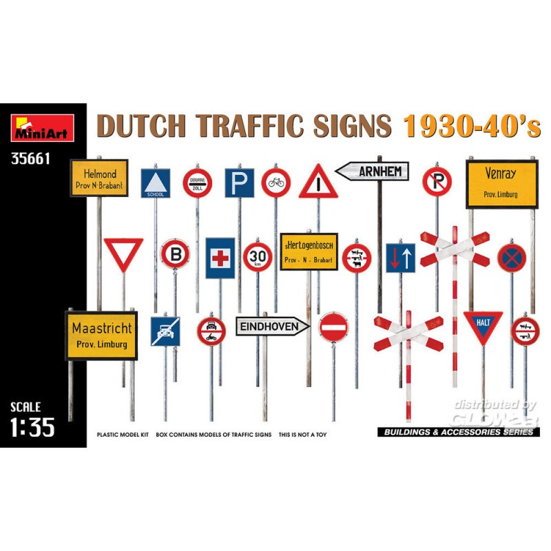 Panneaux de signalisation hollandais des années 1930-40