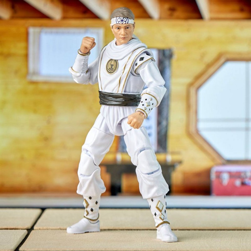 Power Rangers x Cobra Kai Ligtning Collection figurine Morphed Daniel LaRusso White Crane Ranger 15 cm