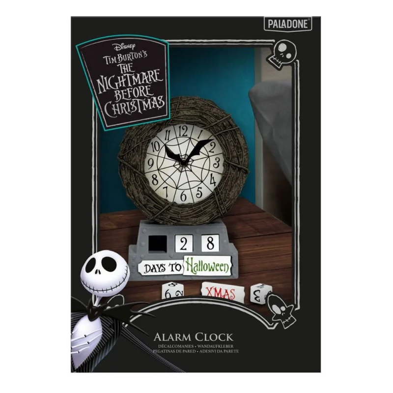 Nightmare Before Christmas réveil lumineux Countdown