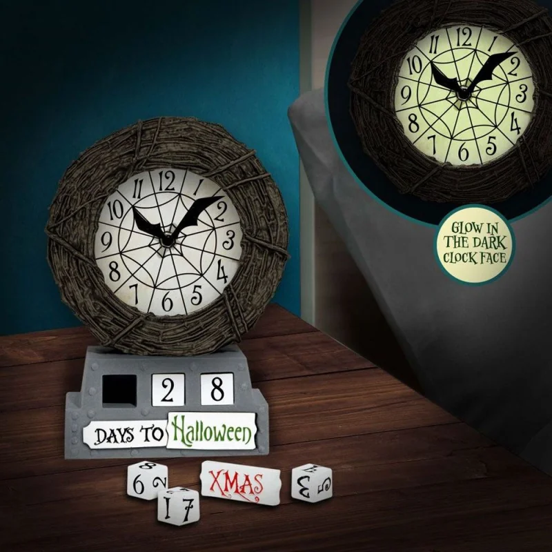 Nightmare Before Christmas réveil lumineux Countdown