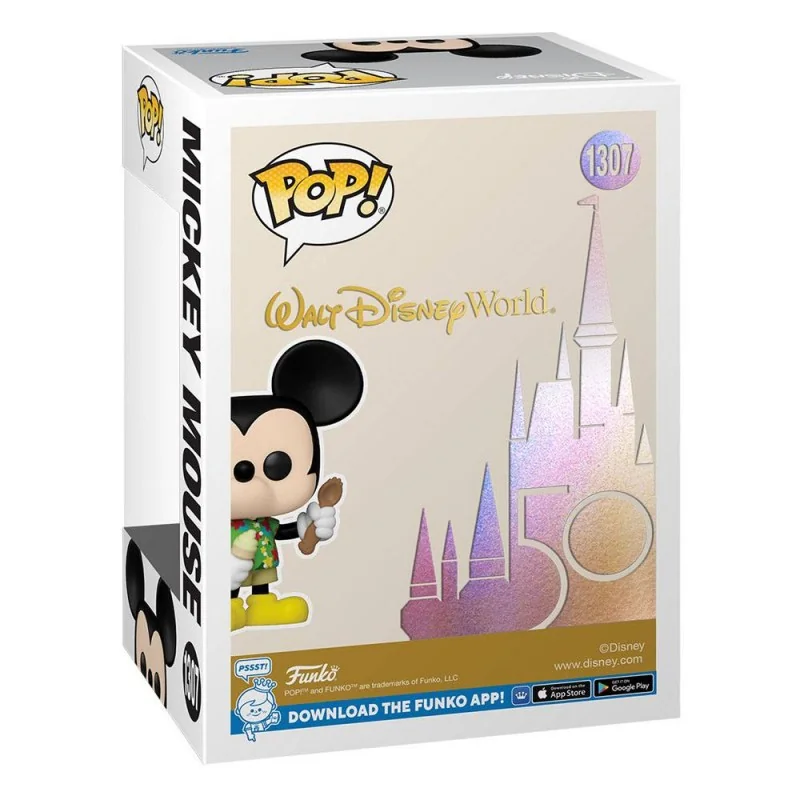 Walt Disney Word 50th Anniversary POP! Disney Vinyl figurine Aloha Mickey Mouse 9 cm