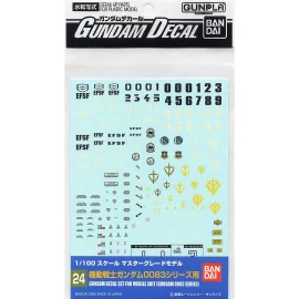 GUNDAM DECAL 24 MG MULTI 0083