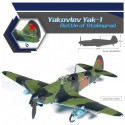 Maquette d'avion en plastique Yakovlev Yak-1 Bataille de Stalingrad