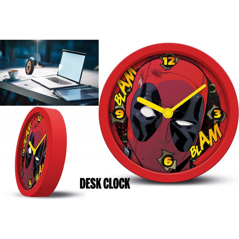 DEADPOOL DESK CLOCK