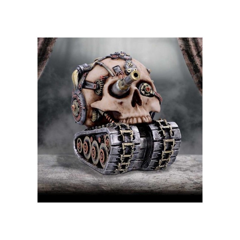 TECHNO TANK STEAMPUNK SKULL FIG