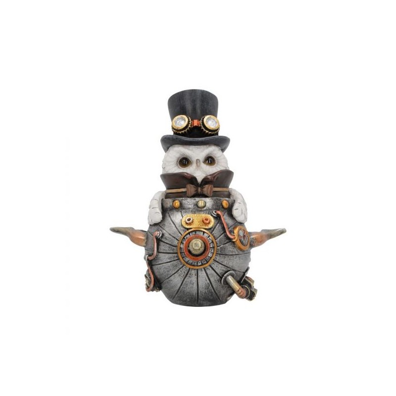 AVIAN INVENTION STEAMPUNK OWL FIG