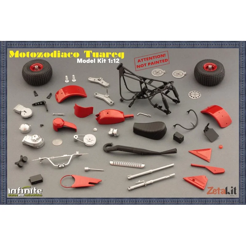 TUAREG MOTO ZODIACO MODEL KIT 1/12