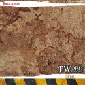 PWORK BADLANDS GAMING MAT 4x4 Ft