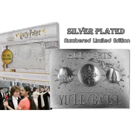 HP YULE BALL TICKET SILVER PLATED