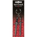 THE WITCHER STEEL AND SILVER PORTE-CLÉS