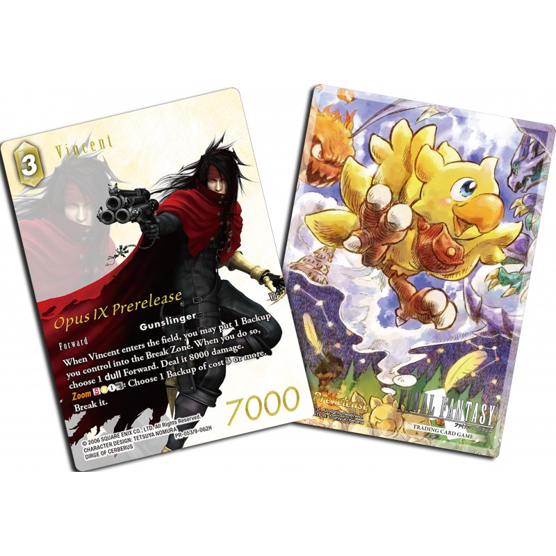 FFTCG OPUS IX PRE RELEASE KIT (italien)