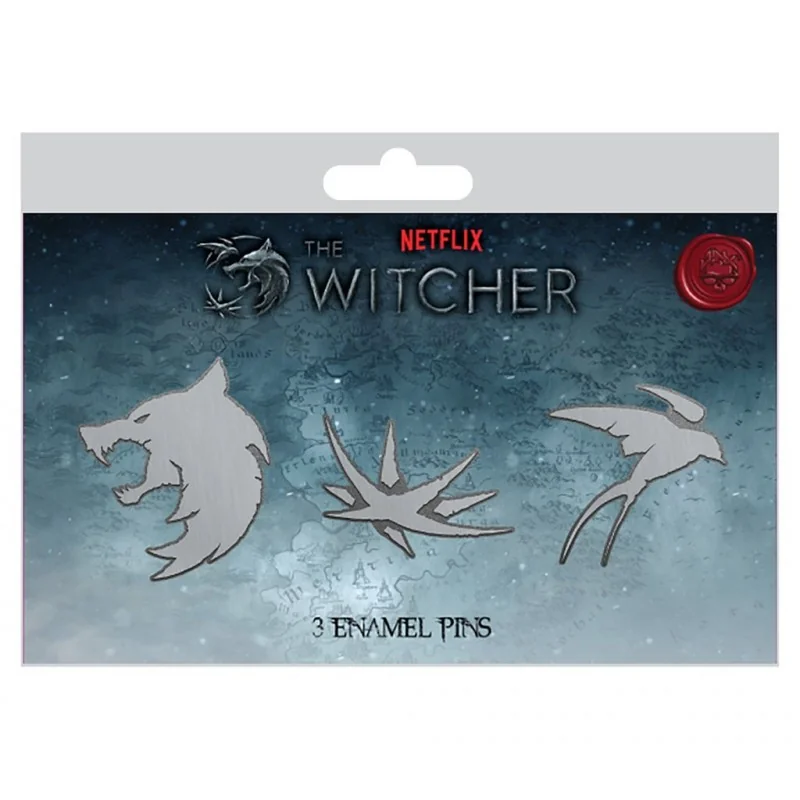 NETFLIX THE WITCHER TRINITY PIN SET