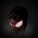 Marvel lampe 3D LED Spider-Man Miles Morales Face 3D