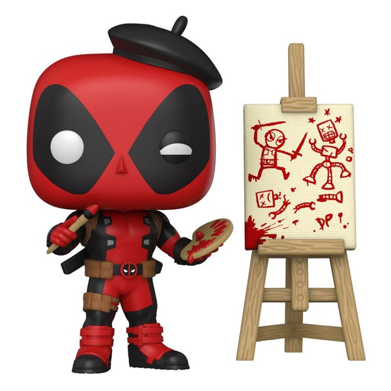 Marvel Deadpool 30th Anniversary Figurine POP! Vinyl Artist Deadpool 9 cm