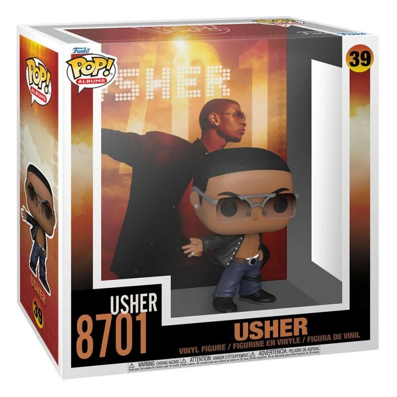 Usher POP! Albums Vinyl Figurine 8701 9 cm