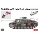 RYE FIELD MODEL : 1/35 ; StuG.III Ausf.G Late Production avec intérieur complet