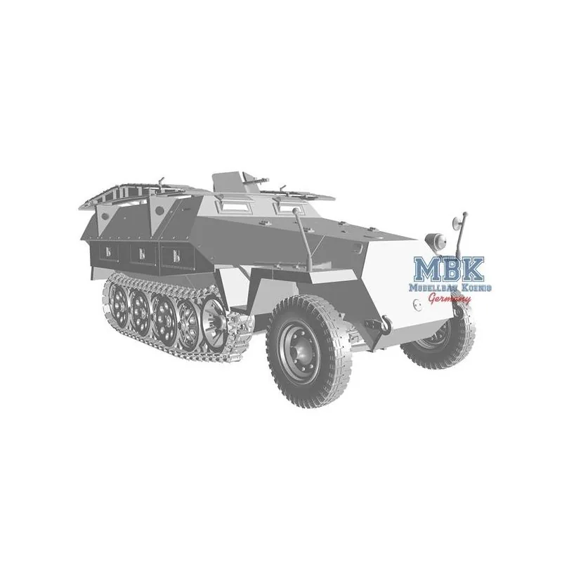 Mtl.Pi.Pzwg. Sd.Kfz.251/7 Ausf.D (2 en 1)