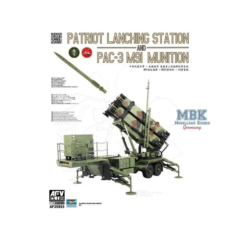 Station de lancement M901 et MIM-104F PATRIOT