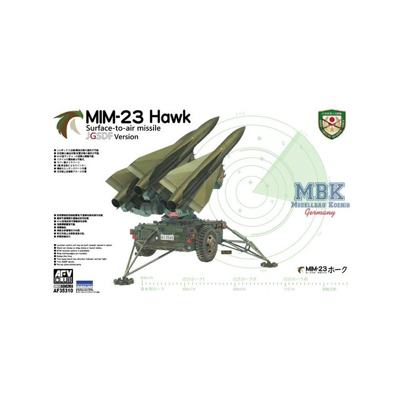 Missile sol-air JGSDF MIM-23 Hawk