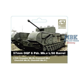 57mm OQF 6 Pdr. Canon Mk.v L/50