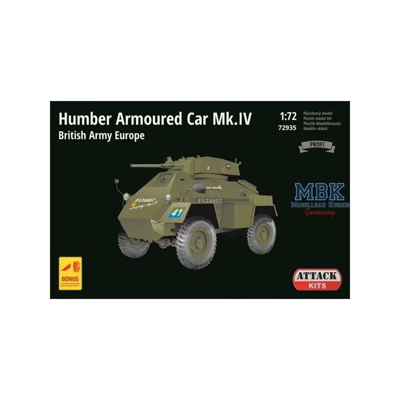 Voiture blindée Humber Mk. IV Armée britannique Europe