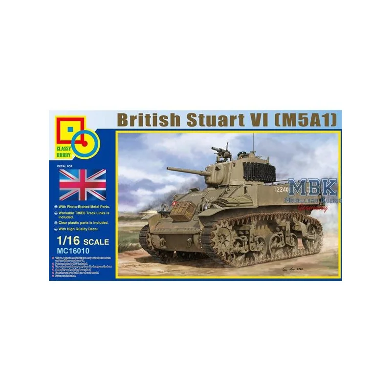 British M5A1 Stuart VI