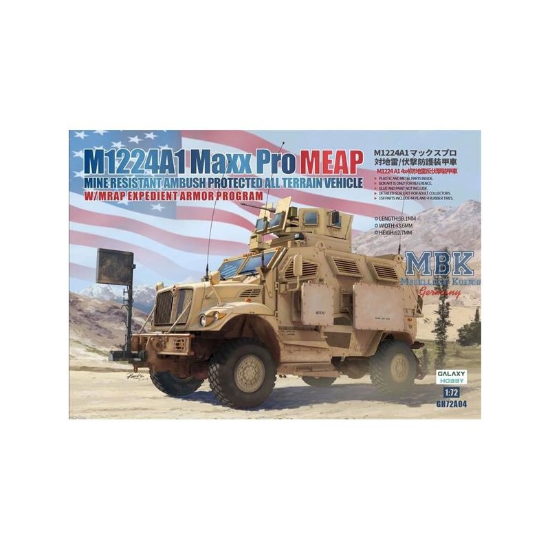 M1224A1 MaxxPro MEAP avec MRAP Exped. Programme d'armure