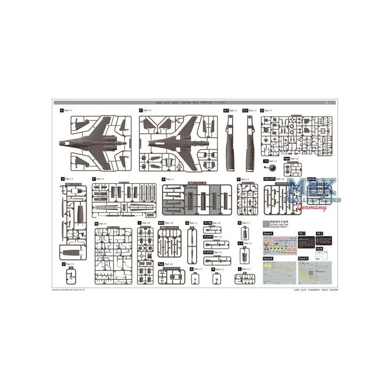 Chasseur lourd Su-27 "Flanker-B"