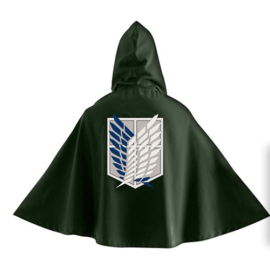 AOT OFFICIAL GREEN CAPE IN CARDBOARD BOX