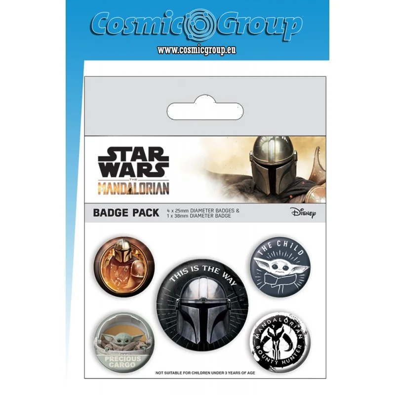 SW THE MANDALORIAN BADGE PACK