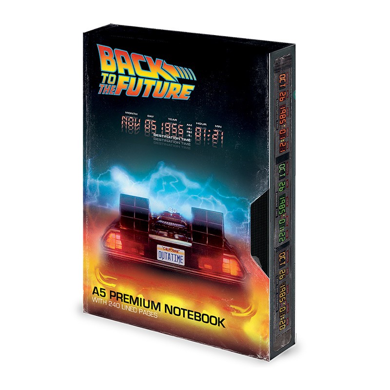 BACK TO THE FUTURE VHS A5 NOTEBOOK