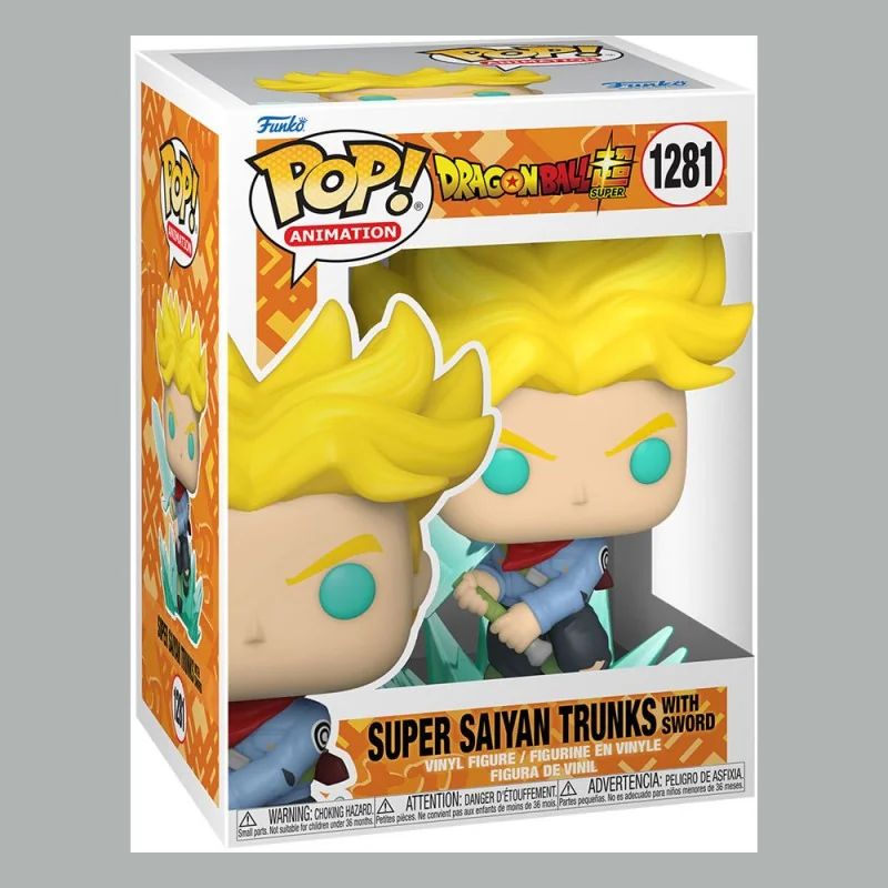 Dragon Ball Super POP! Animation Vinyl SS Trunks w/ Sword 9 cm