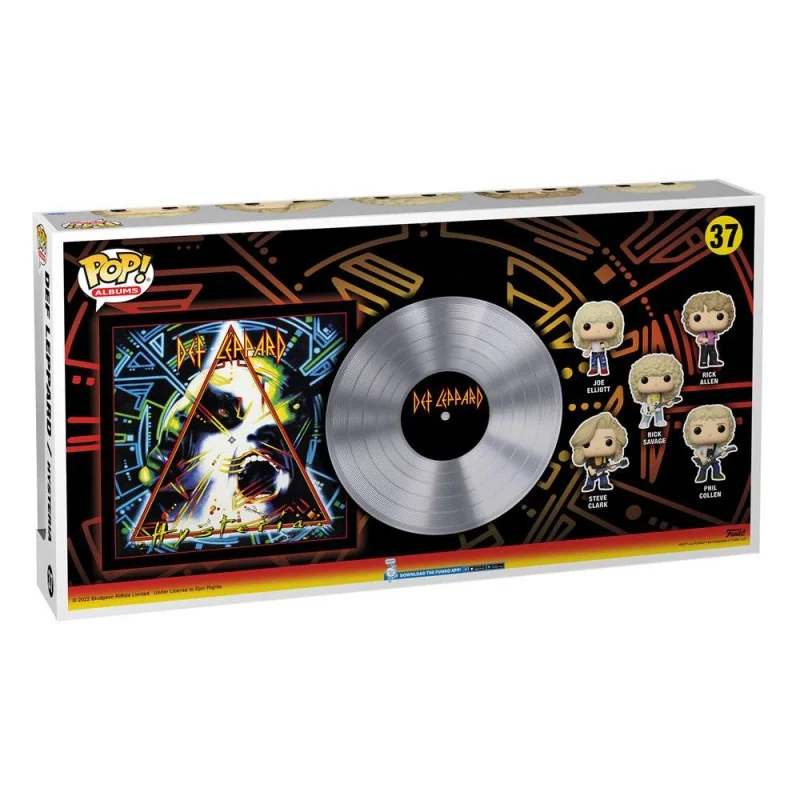 Def Leppard pack 5 figure POP! Albums DLX Vinyl Hysteria 9 cm