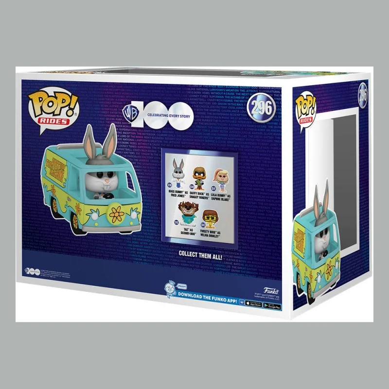 Hanna-Barbera POP! Rides Super Deluxe Vinyl Mystery Machine w/Bugs 15 cm