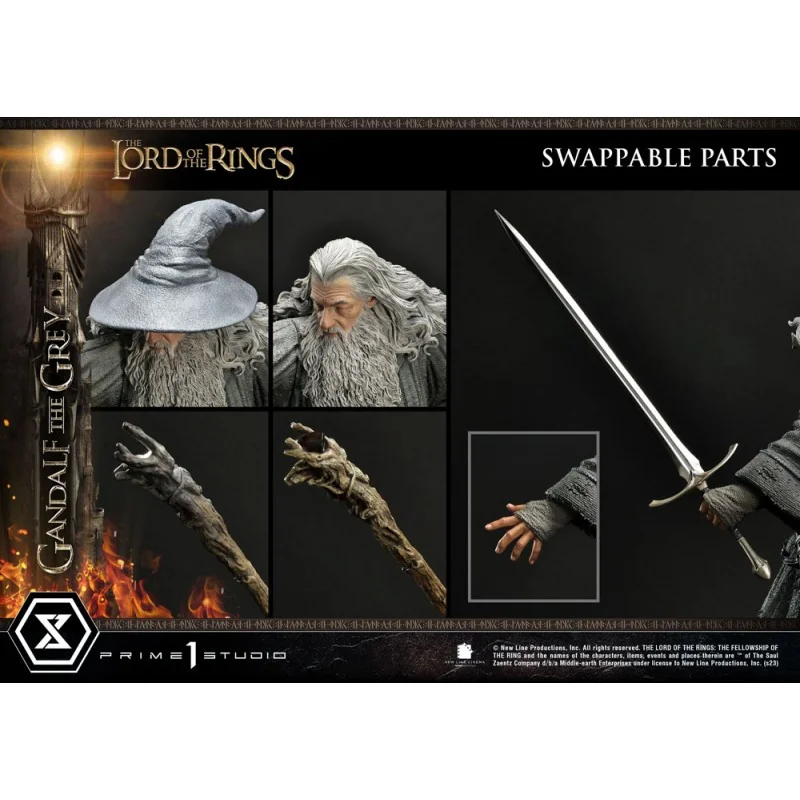 LORD OF THE RINGS 1/4 Gandalf le Gris 61 cm