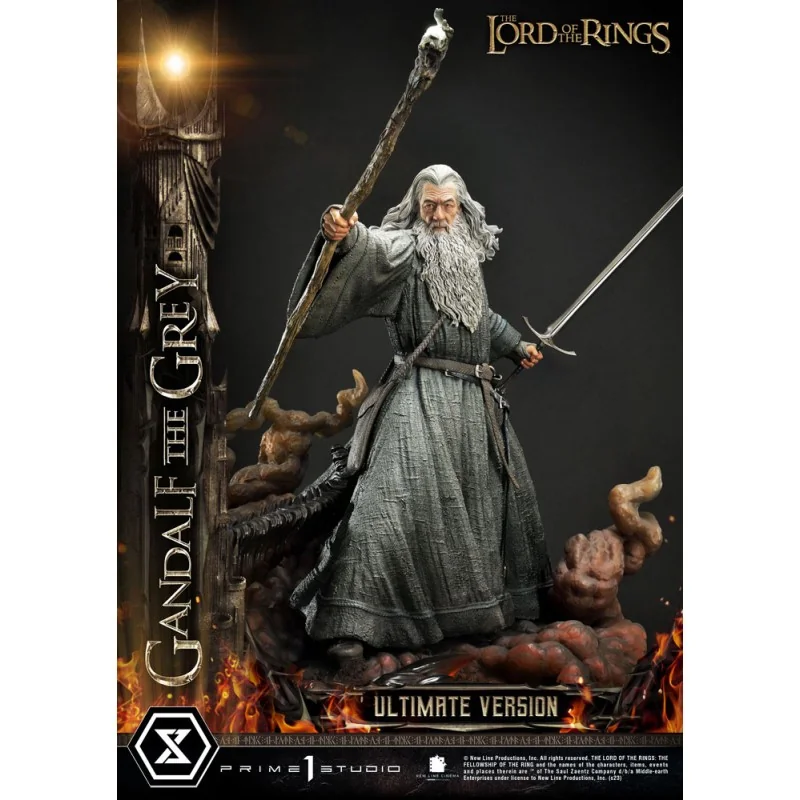 LORD OF THE RINGS 1/4 Gandalf le Gris Ultimate Version 81 cm