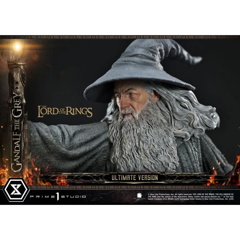 LORD OF THE RINGS 1/4 Gandalf le Gris Ultimate Version 81 cm