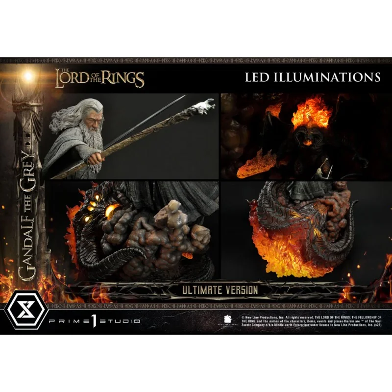 LORD OF THE RINGS 1/4 Gandalf le Gris Ultimate Version 81 cm